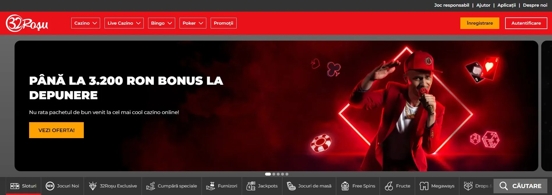 Lista cazinouri online 32Red Casino